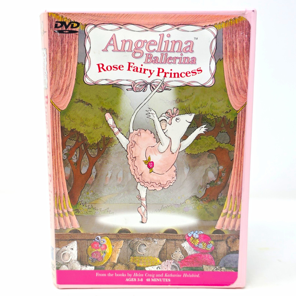 HIT Entertainment Angelina Ballerina Rose Fairy Princess DVD G Full Screen